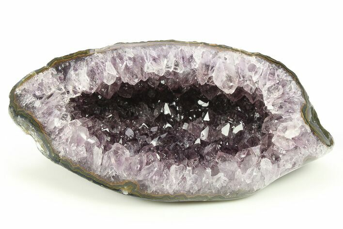 Sparkly, Purple Amethyst Geode - Uruguay #275978